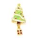 Weihnachtsbaum- und Geschenkbox-Emaille-Pins JEWB-A014-05-1