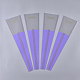 Oppプラスチックギフトバッグ  一輪花包装袋  フラワーブーケバッグ  縞模様  先生の日のために  紫色のメディア  45x4~13のCM。 50個/袋 ABAG-F003-03A-1