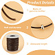 BENECREAT 50 Yards Cowhide Leather Jewelry Cord WL-BC0001-03B-4