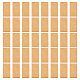 FINGERINSPIRE 50 Pcs Mini Rectangle Wooden Bases 1.5x0.8inch MDF Bases for DIY Miniatures Unfinished Wood Pieces for DIY Keychain Painting Craft Rectangle Board Fit for Halloween Christmas Decor WOOD-FG0001-28-1