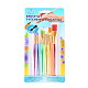 Juego de pinceles de pintura al temple con cabezal de cepillo de nailon para niños de plástico DRAW-PW0001-095-1