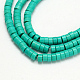 Chapelets de perles en turquoise synthétique X-TURQ-G110-5x3mm-09-1