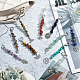 NBEADS 20 Pcs Gemstone Chip Beads Stitch Markers HJEW-NB0001-69-5