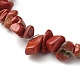 Natural Red Jasper Chip Beads Stretch Bracelets for Children BJEW-JB06388-09-4