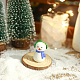Mini-Schneemann-Ornamente aus Glas zum Thema Weihnachten XMAS-PW0002-05A-01-1