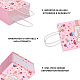 Mega pet 18pcs 6 style rectangle avec mot joyeux anniversaire sacs en papier kraft CARB-MP0001-01-4