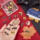 SUNNYCLUE 1 Box 36Pcs 6 Style Bat Charm Bulk Halloween Themed Charm Vampire Charms Spooky Flittermouse Fly Animal Charm for Jewelry Making Kit Women Adults DIY Bracelet Necklace Earrings Crafts ENAM-SC0003-44-3