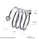 Trendy Brass Cubic Zirconia Finger Rings RJEW-BB18904-7-3