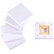 6 Pcs 10x10cm Mini Canvas Panel Painting Craft Tiny Wooden Sketchpad Drawing Board for Painting Craft Drawing Decoration Gift and Kids'Learning Education DIY-PH0018-72-1