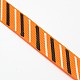 Stripe Pattern Printed Grosgrain Ribbons for Gift Packing SRIB-L003-16mm-02-2