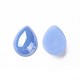 Pearlized Plated Opaque Glass Cabochons PORC-S778-13x18-M-2