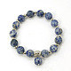 Bracelets de perles de pierre gemme de mode BJEW-JB00858-04-1