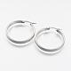 304 Stainless Steel Hoop Earrings BJEW-N0039-04-2