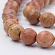 Chapelets de perles en pierre en bois naturel G-Q462-105-8mm-3