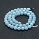 Natural Aquamarine Beads Strands G-P342-10-7mm-A+-2