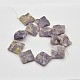 Rhombus Natural Gemstone Beads Strands G-N0153-02-2