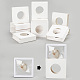 Scatole regalo quadrate in cartone CON-WH0003-31A-01-4
