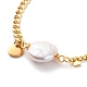 Braccialetti con perle keshi di perle barocche naturali BJEW-JB05803-03-2