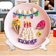 Pintura de pasta de disco de concha de concha de patrón de pastel de diy para niños DIY-P035-02-1