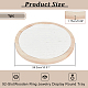 92-Slot Wooden Ring Jewelry Display Round Tray EDIS-WH0030-20A-2