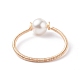 Anello per dito con perle di conchiglia RJEW-TA00016-4