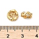 Rack Plating Brass Cubic Zirconia Beads KK-K349-04G-3