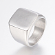 304 кольцо с печаткой из нержавеющей стали для мужчин RJEW-G091-16-19mm-P-1