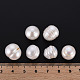 Perlas de perlas naturales keshi PEAR-N020-B02-5