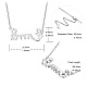 Ожерелья с подвесками shegrace 925 из стерлингового серебра JN926A-5