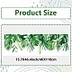 GORGECRAFT 118x39cm Large Green Leaf Window Stickers Tropical Plant Leaves Window Decals Static Non Adhesive Palm Tree Monstera Fern Leaf Decal for Glass Sliding Door Anti-Collision Summer Home Decor DIY-WH0457-008-2