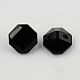 2-Hoyo botones de octágono de acrílico Diamante de imitación de Taiwán BUTT-F016-15mm-01-2