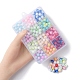300Pcs 12 Colors Two-tone Baking Painted Glass Beads DGLA-YW0001-06-4