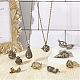 Подвески из латуни в тибетском стиле KK-SC0004-35-4