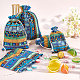 CHGCRAFT 20Pcs 3 Styles Ramadan Gift Favor Goody Bags Eid Mubarak Linen Drawstring Jute Large Burlap Pouch Bags Candy Gift Bags for Present Wedding Valentine Favor ABAG-CA0001-09-4