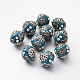 Round Handmade Indonesia Beads IPDL-R432-13-2