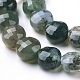 Natural Moss Agate Beads Strands G-L538-005-2