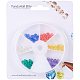 PandaHall Elite 60pcs Glass Smooth Teardrop Beads for Party Decorations DIY Craft GLAA-PH0007-09-7