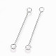 304 Stainless Steel Double Sided Eye Pins STAS-O101-66P-2