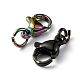5Pcs 5 Colors 304 Stainless Steel Lobster Claw Clasps STAS-YW0001-57-3