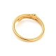 イオンプレーティング(ip) ラインストーン付きステンレス製指輪 304個  ハート  ゴールドカラー  usサイズ8（18.1mm） RJEW-Q779-02G-3
