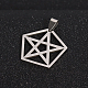 Bijoux de garçon d'origine couleur 201 en acier inoxydable pentagone avec des pendentifs de pentagramme STAS-I032-209-1
