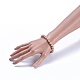 Wood Beaded Stretch Bracelets BJEW-JB05019-02-3