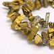 Pyrite naturelle brins de perles G-F497-04-3