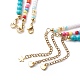 Ensemble de colliers avec pendentif en perles de coquillage NJEW-JN04038-6