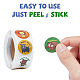 CRASPIRE Animal Self-Adhesive Paper Gift Tag Stickers DIY-CP0001-73C-4