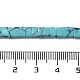 Abalorios de turquesas sintéticas hebras G-Z045-A24-01-5