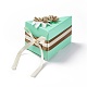 Kuchenförmige Hochzeitsbonbons aus Pappe als Geschenkboxen CON-E026-01B-5