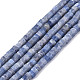 Natürlichen blauen Aventurin Perlen Stränge G-N326-146-B01-1