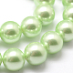 Polished Round Grade A Shell Pearl Bead Strands BSHE-M027-12mm-21-2