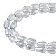 Electroplate Transparent Glass Beads Strands EGLA-TA0001-02B-3